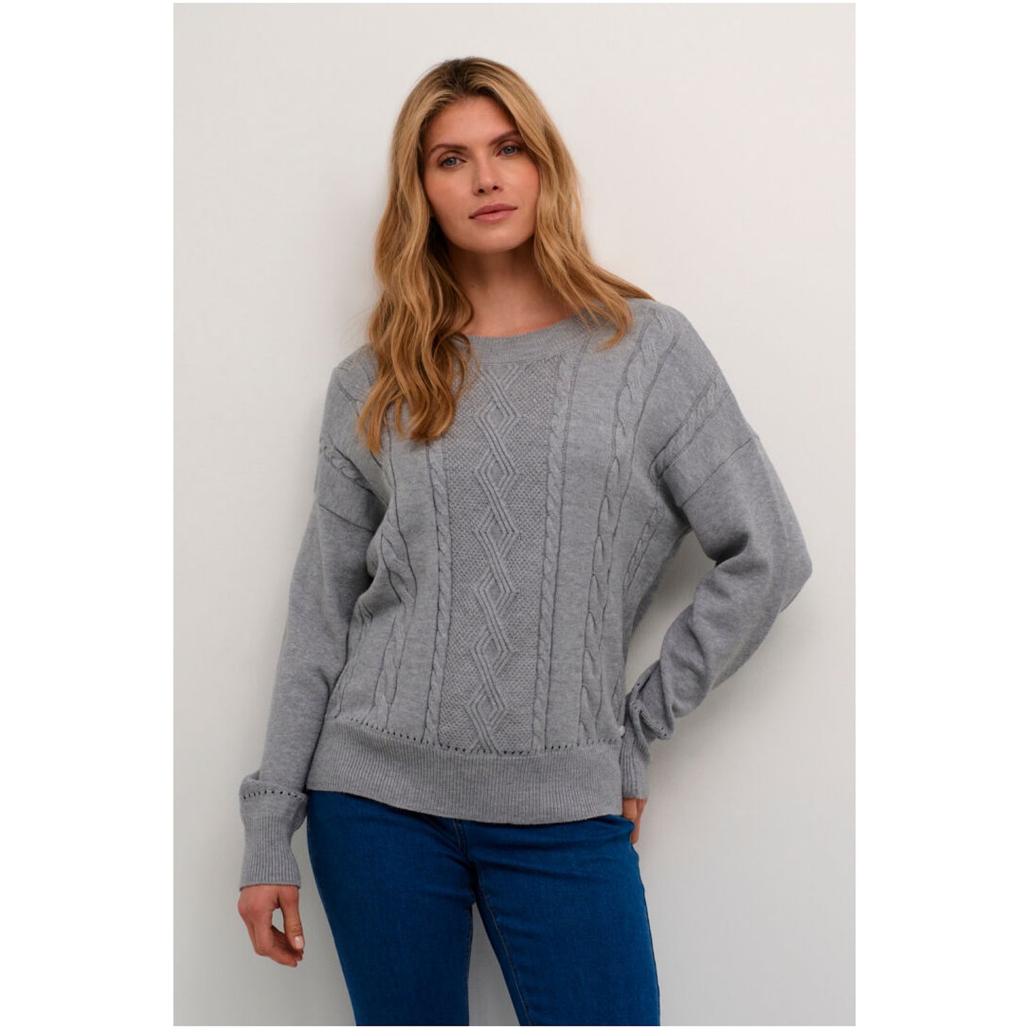 Cream Dela Knit Pullover