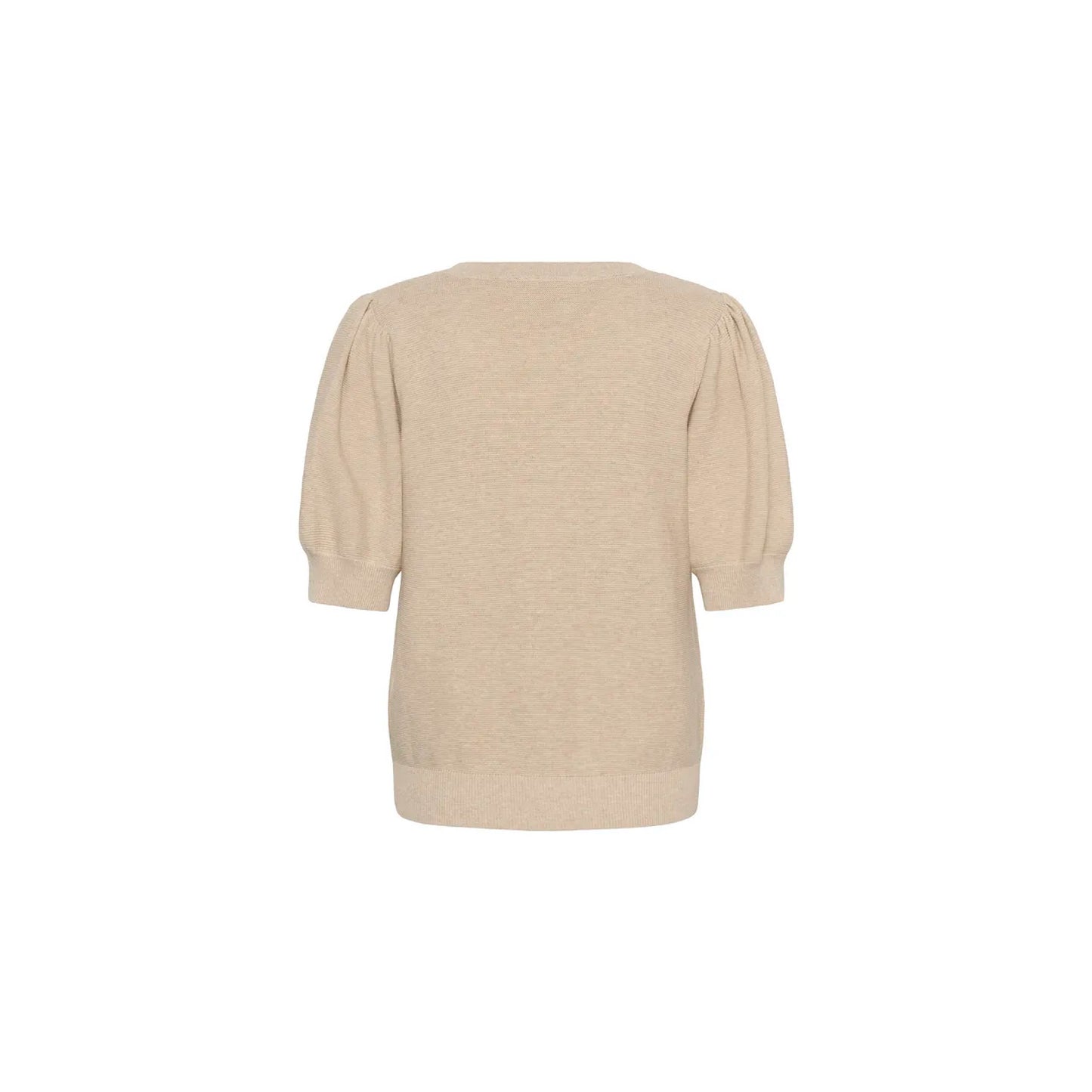 Cream Sillar Knit Top