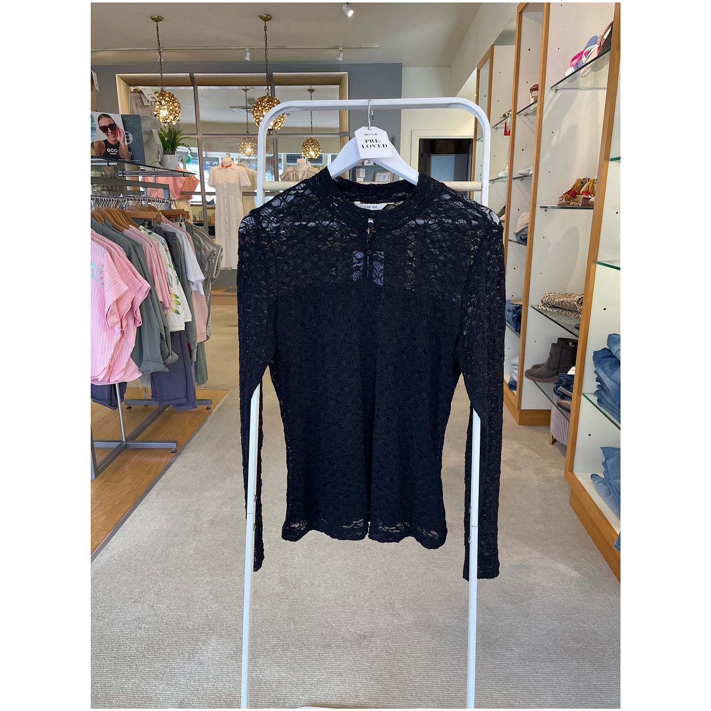 PRE-LOVED Cream Top Size Small