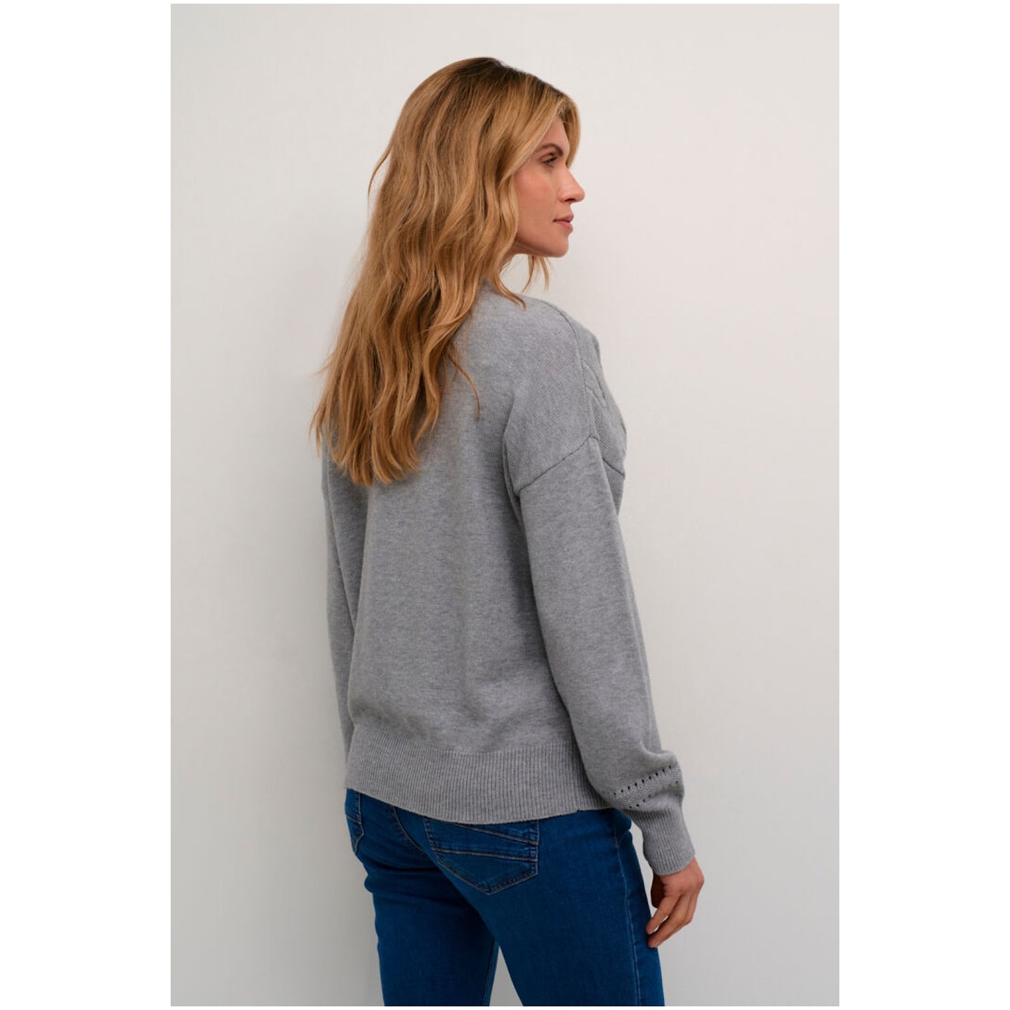 Cream Dela Knit Pullover