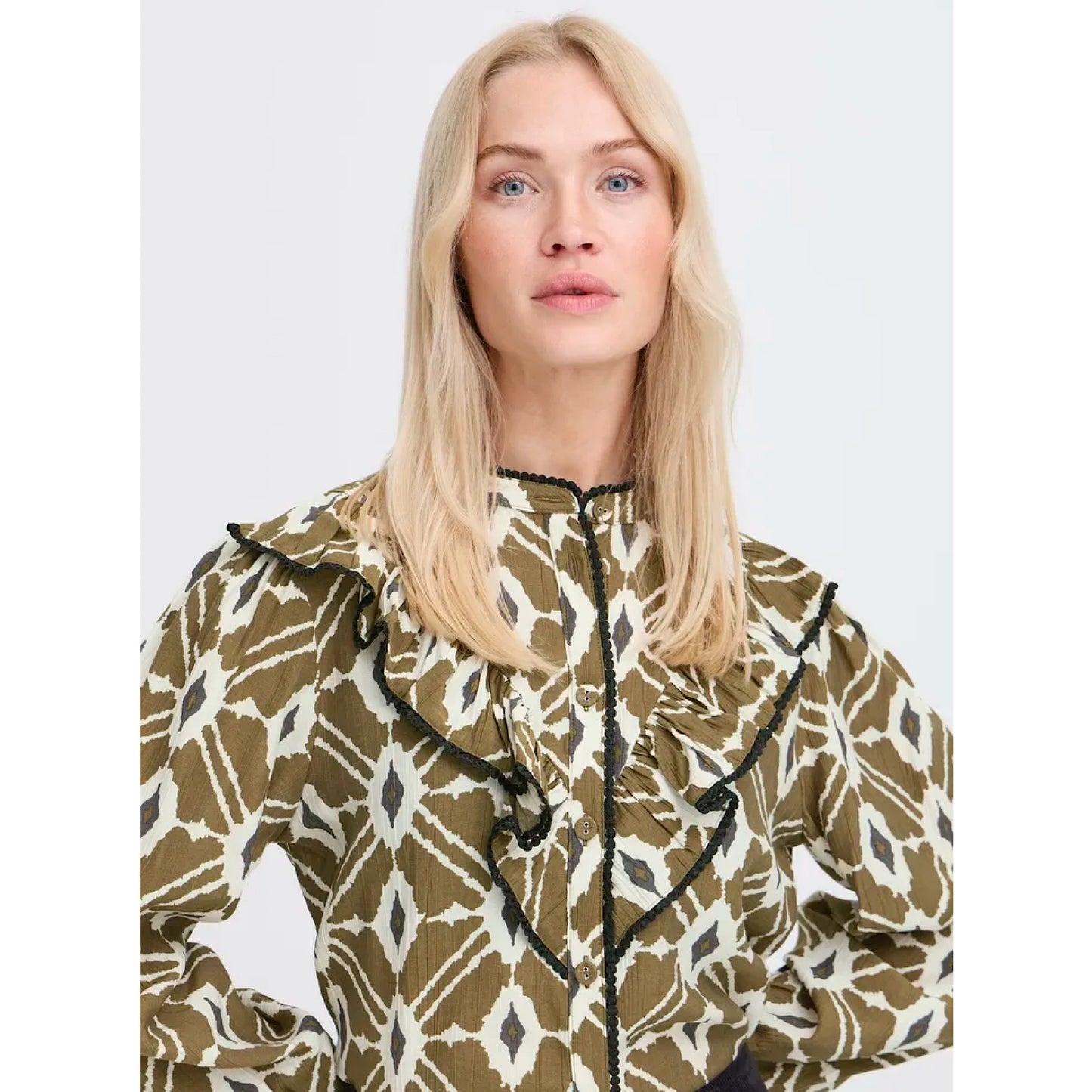 B.Young Inaba Frill Blouse