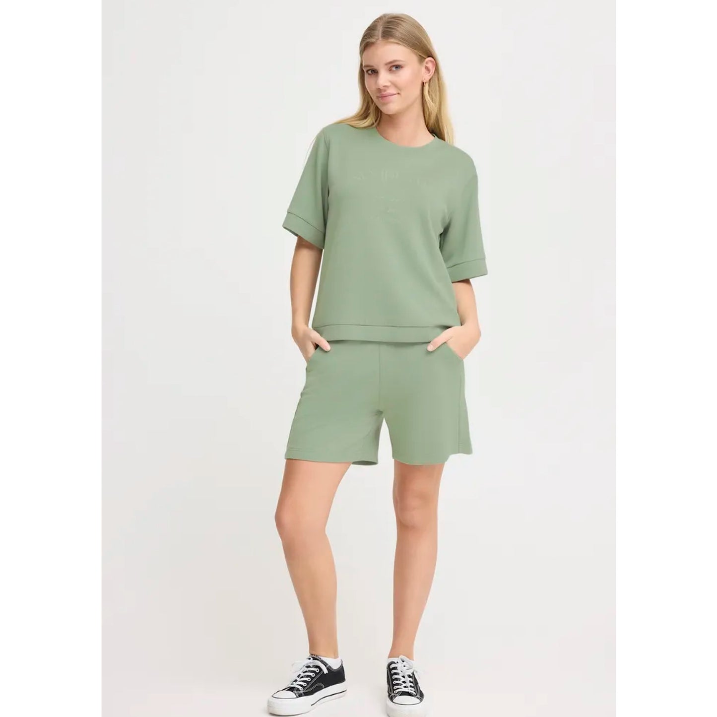 Fransa Aurora Short Sleeve Sweatshirt