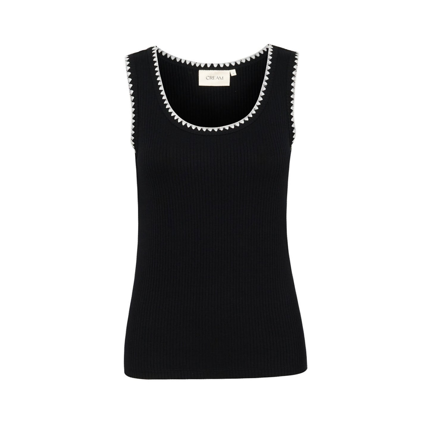 Cream Ribba Top