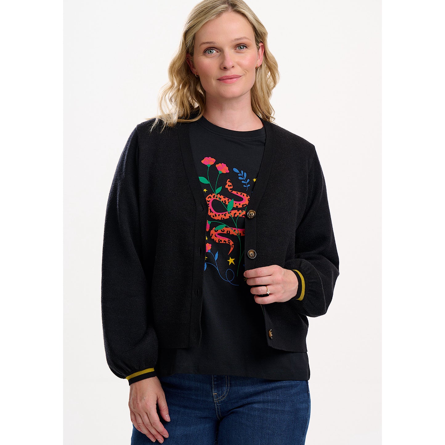 Sugarhill Brighton Kinsley Pop Snake Floral T-Shirt