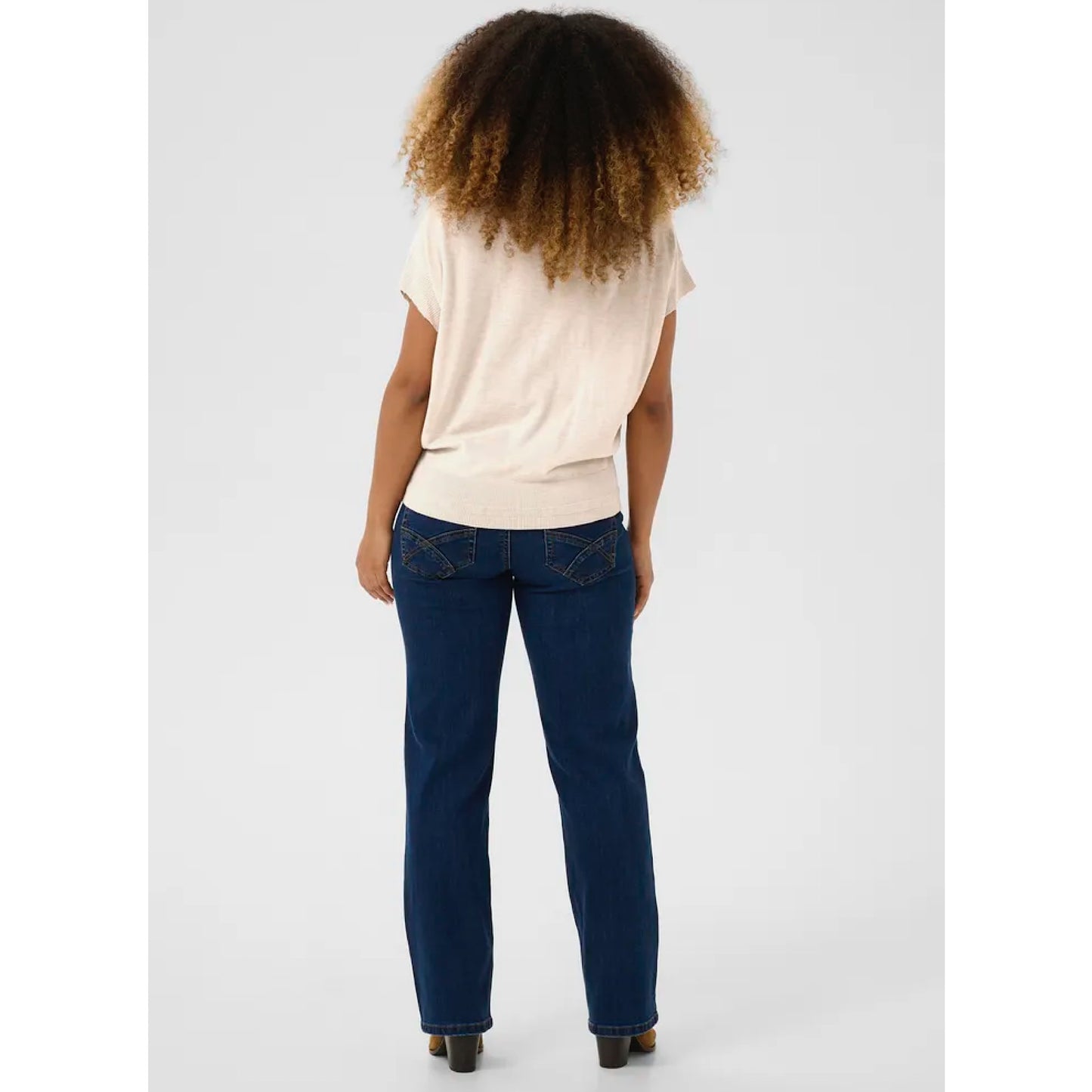 Cream Dela Knit Top