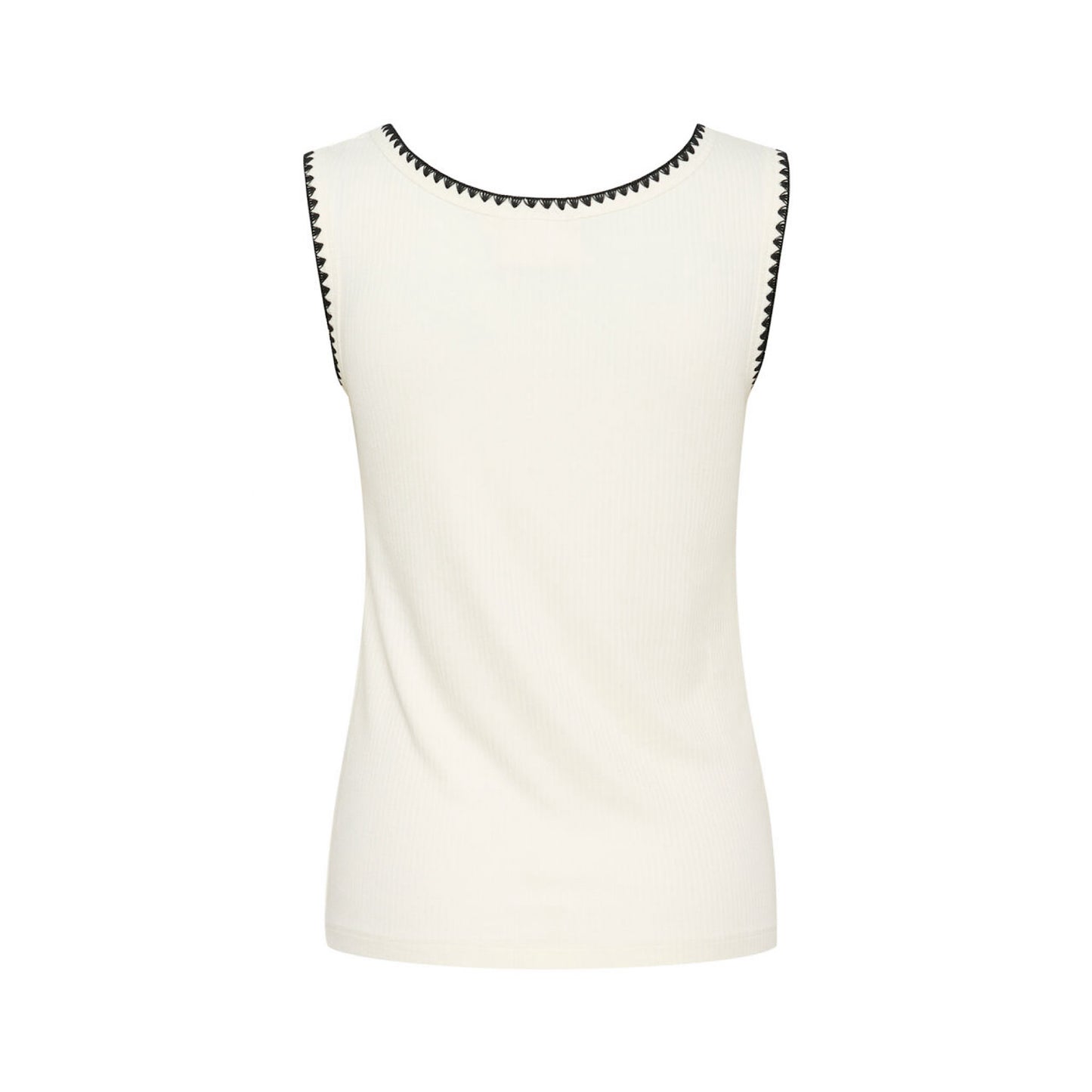 Cream Ribba Top