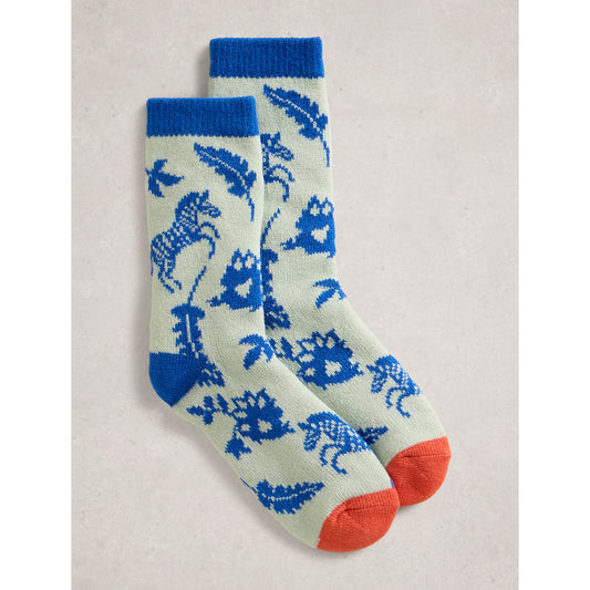 White Stuff Zebra Cabin Socks