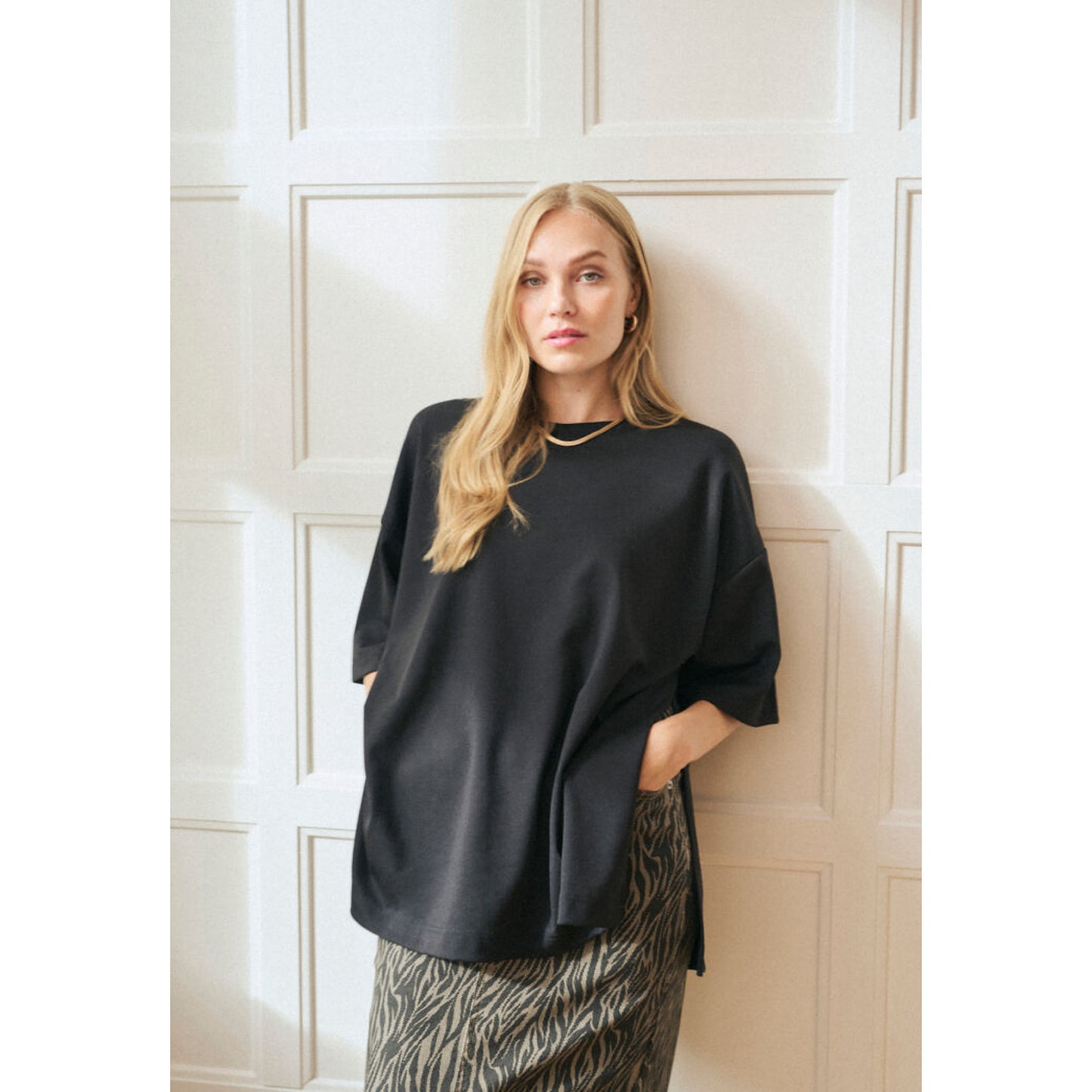 Kaffe Jenny Slit T-Shirt
