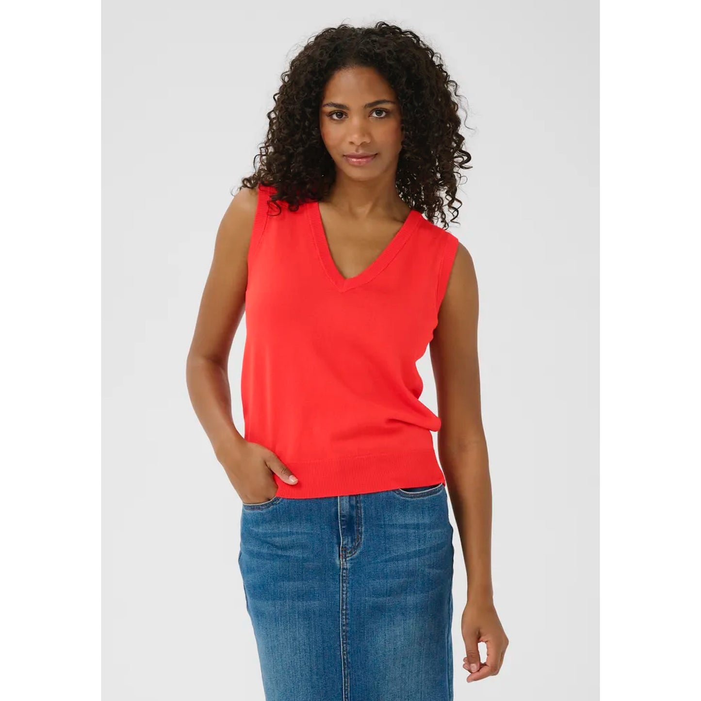 Kaffe Lizza Woven Vest