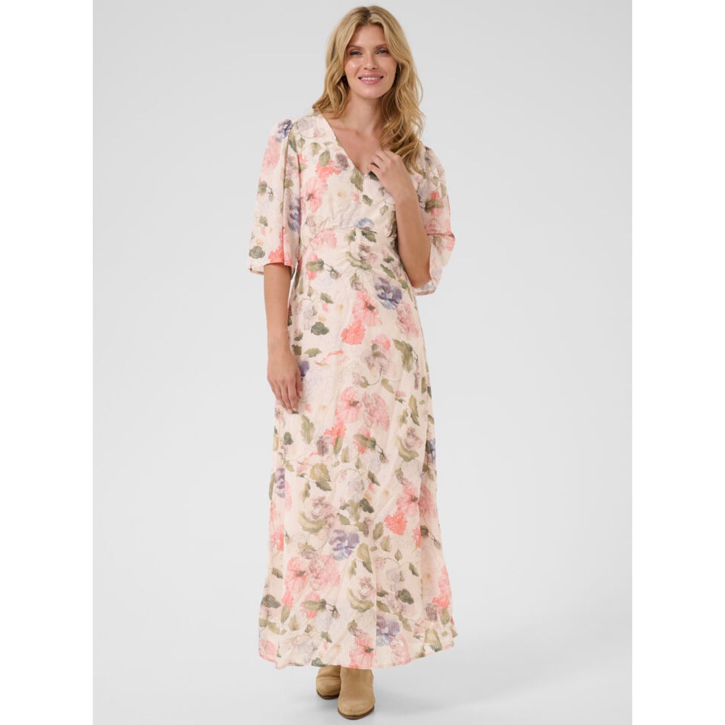 Cream Hailey Dress