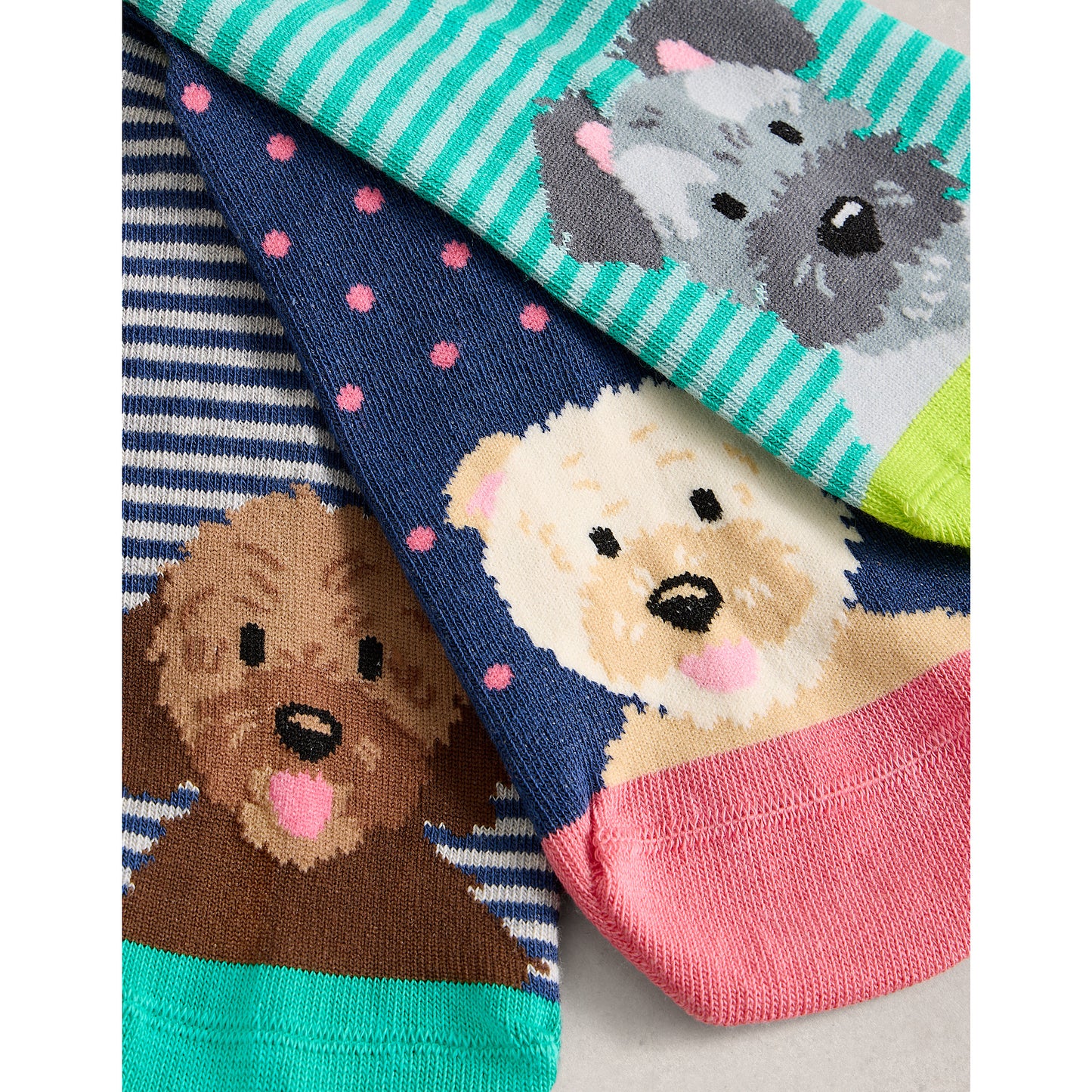 White Stuff Dog Pals Ankle Socks Set