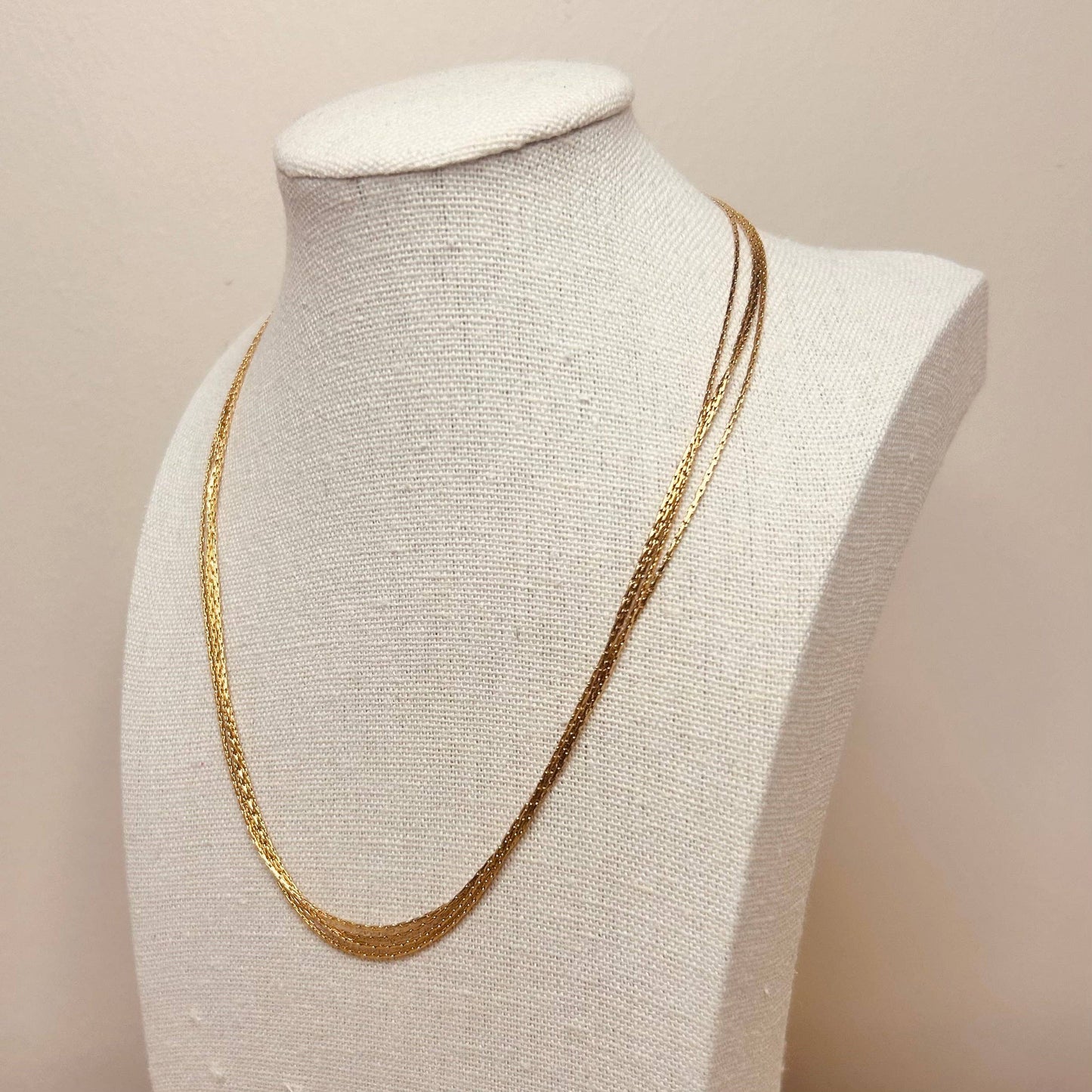 Little Nell Everyday Gold Multi-strand Choker Necklace
