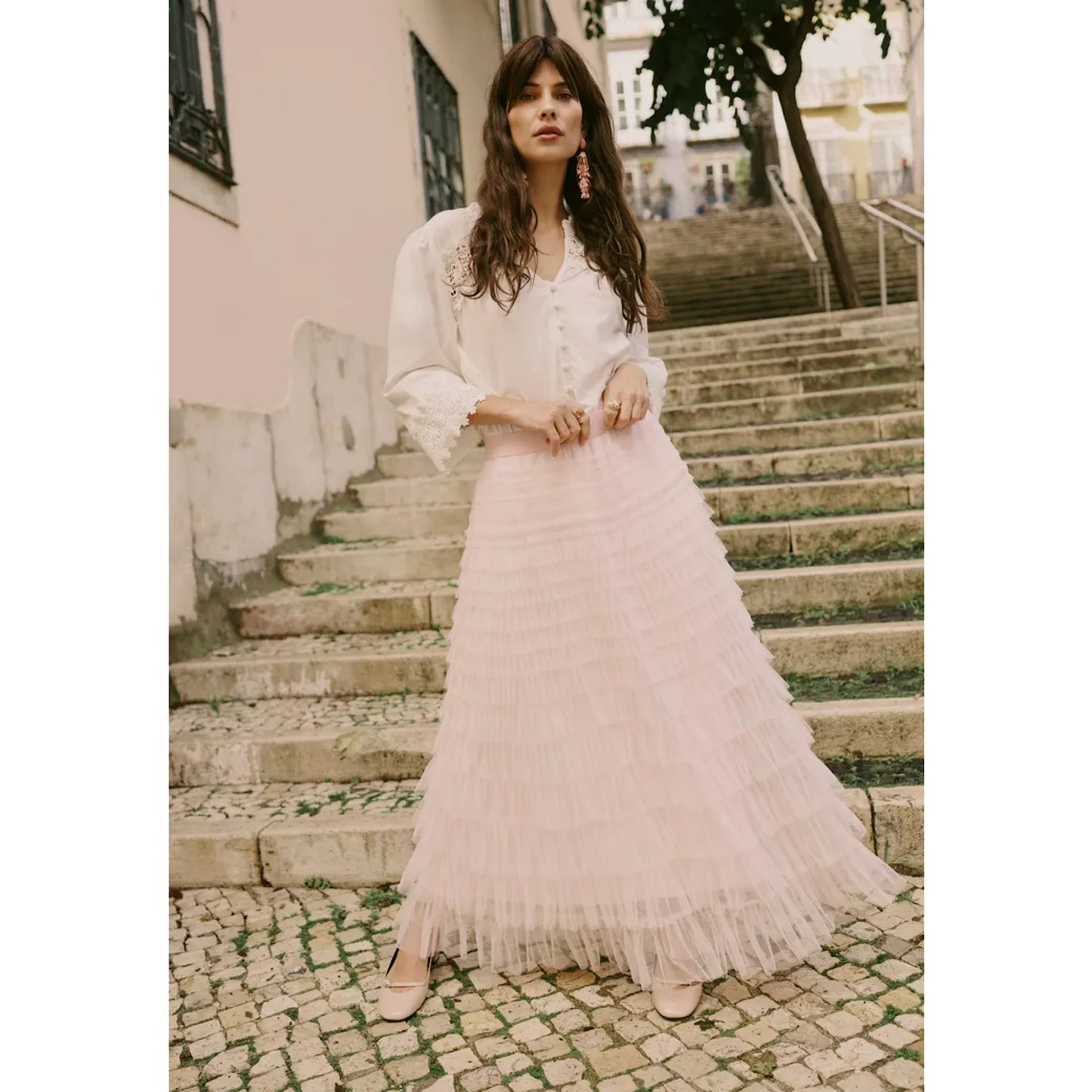 Cream Eta Skirt