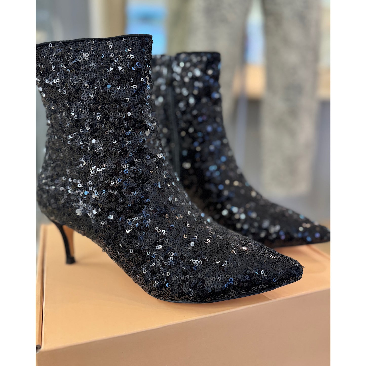 Ravel Currans Black Sequin Boot