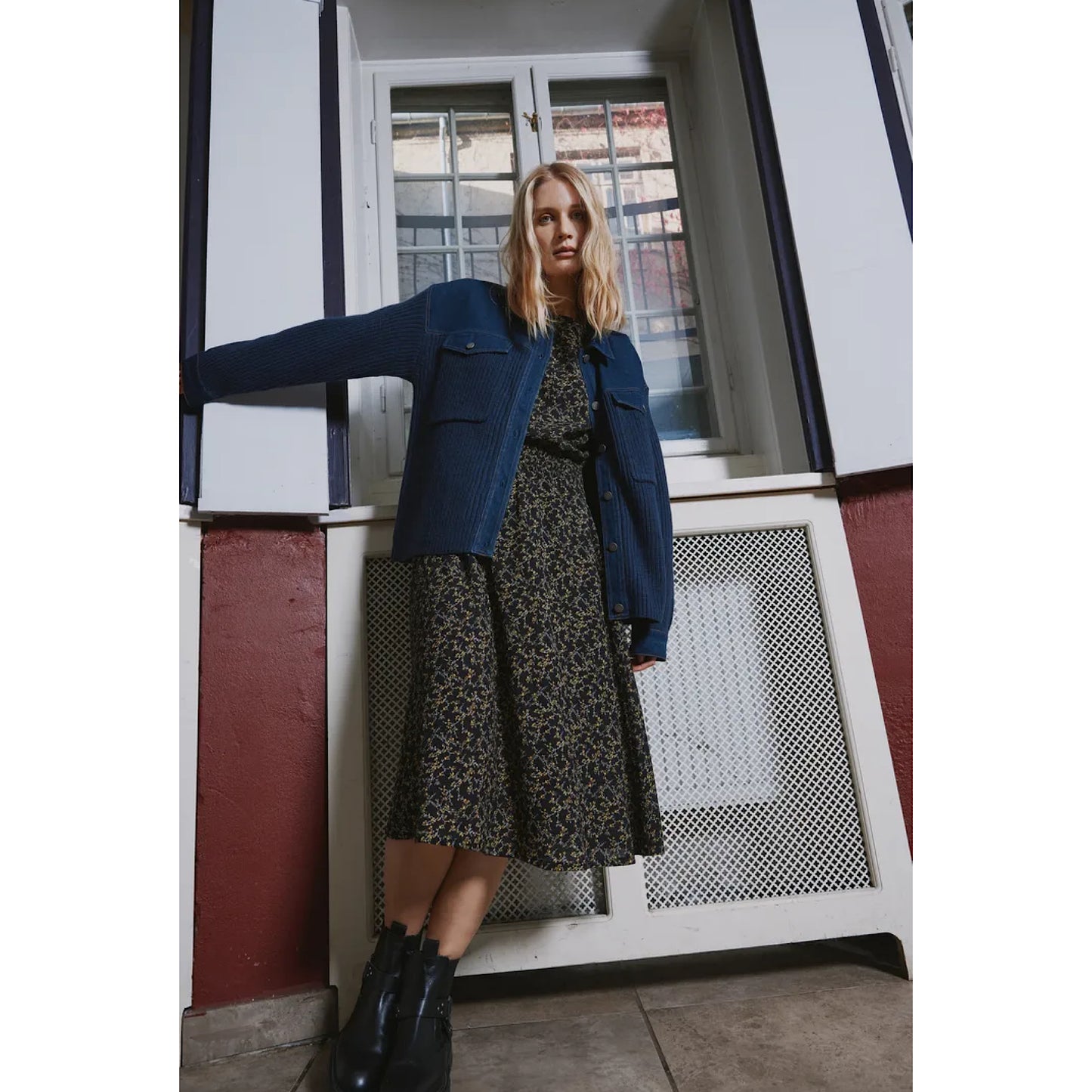 Pulz Marit Mix Knit Cardigan