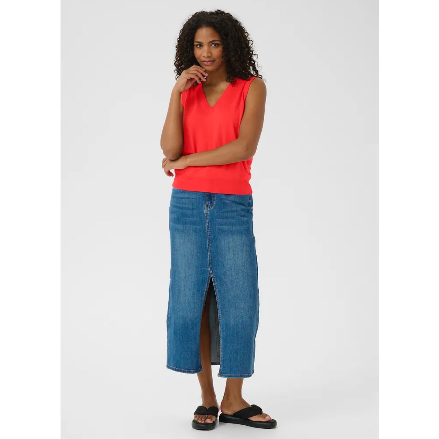 Kaffe Lizza Woven Vest