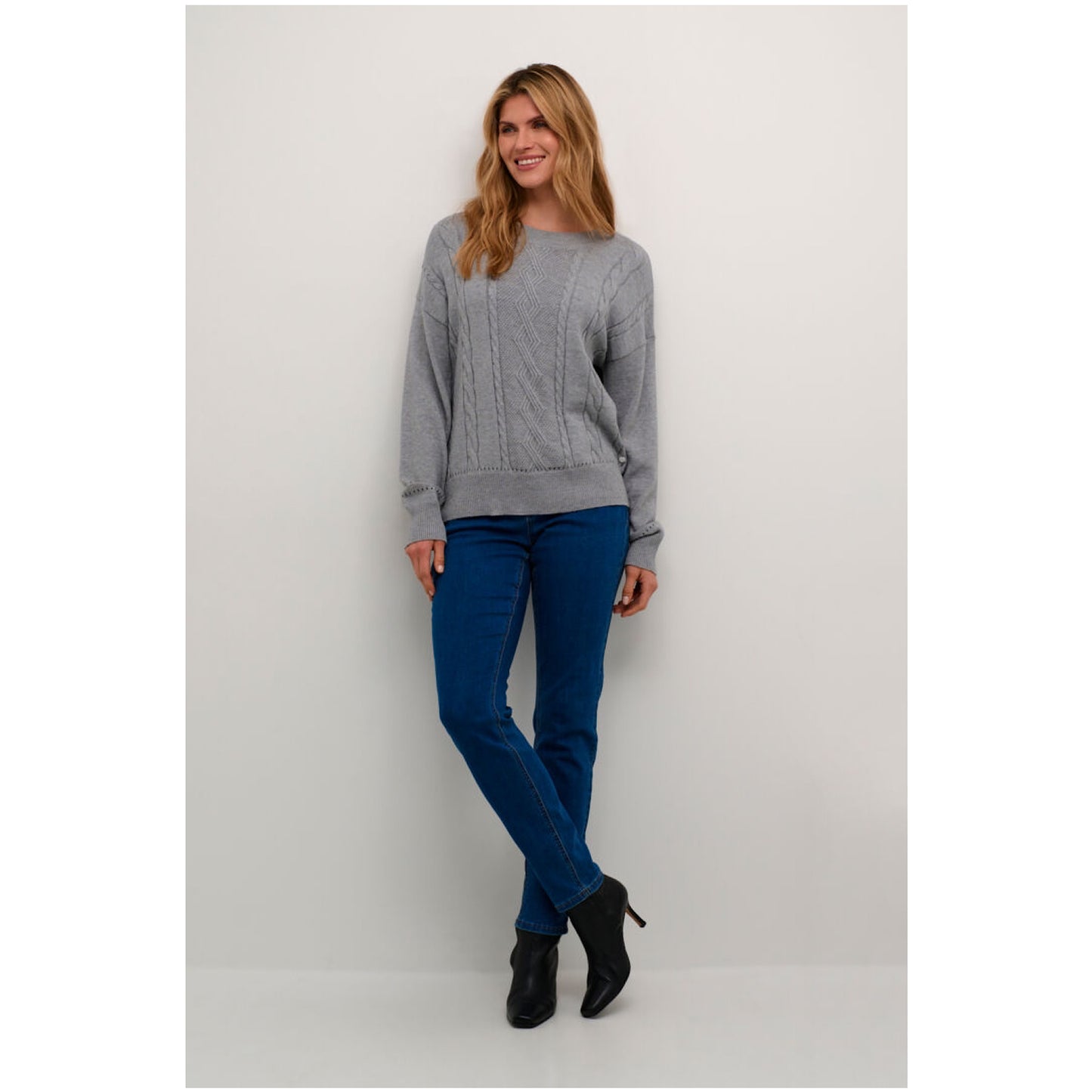 Cream Dela Knit Pullover