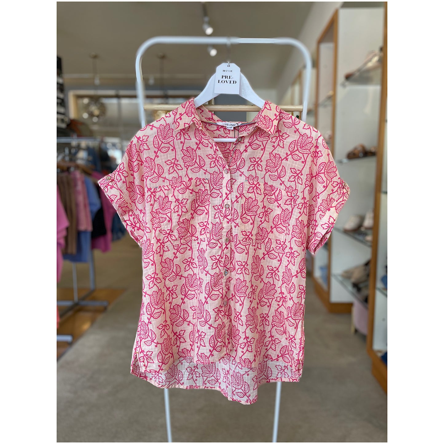 PRE-LOVED White Stuff Shirt Size 14