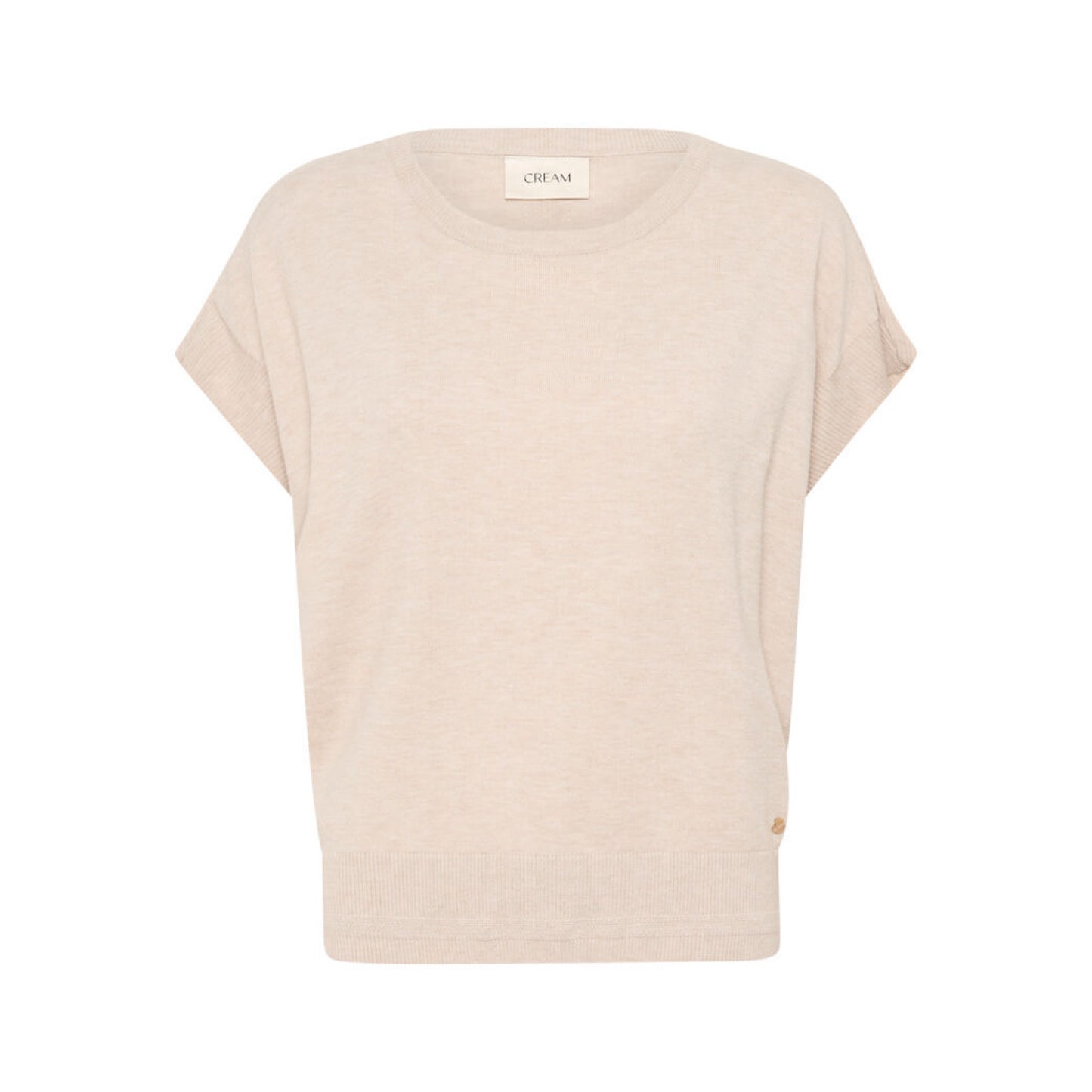Cream Dela Knit Top