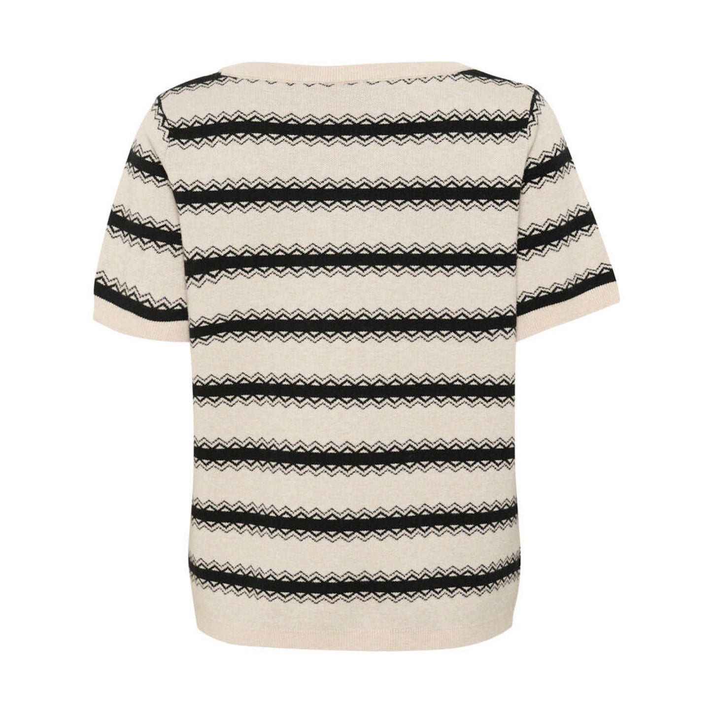 Cream Dela Short Sleeve Top