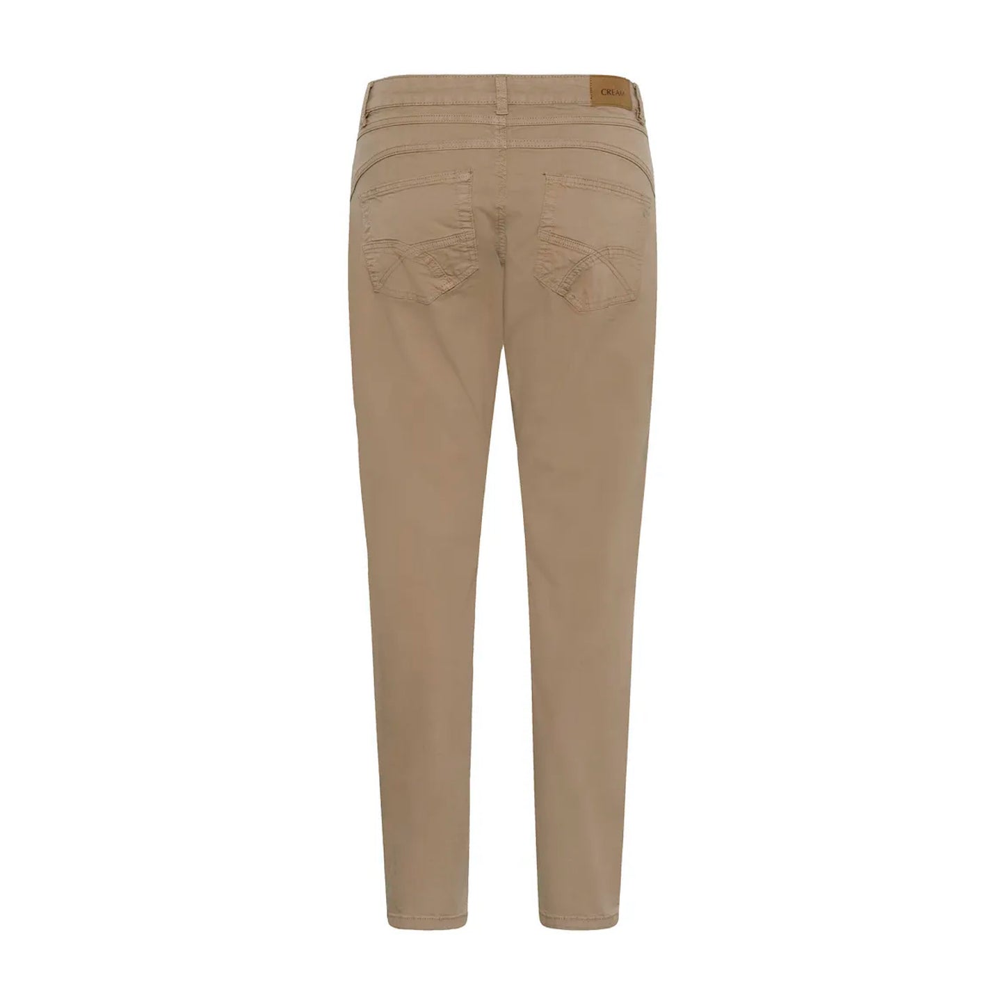 Cream Berta Twill Trousers