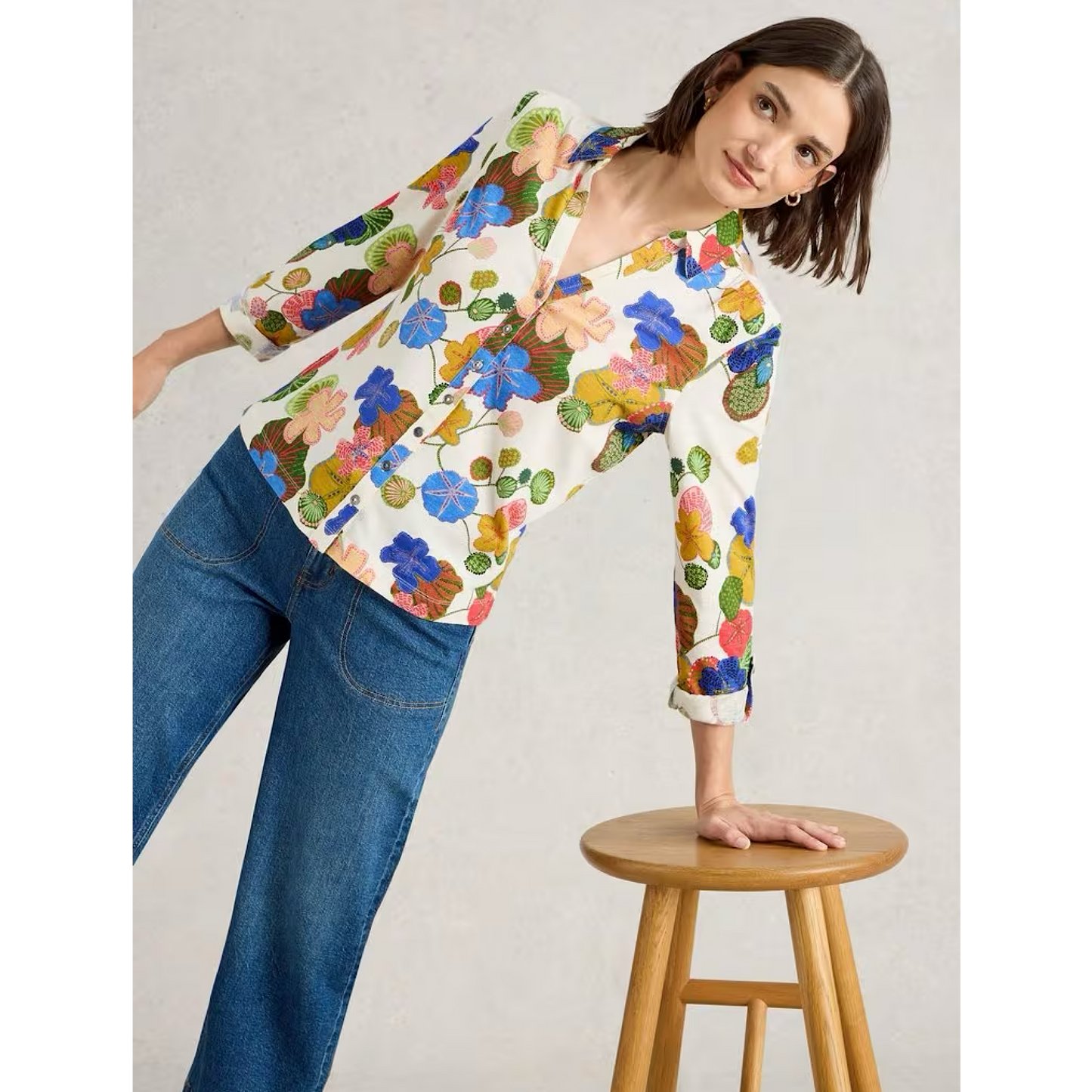 White Stuff Annie Jersey Shirt