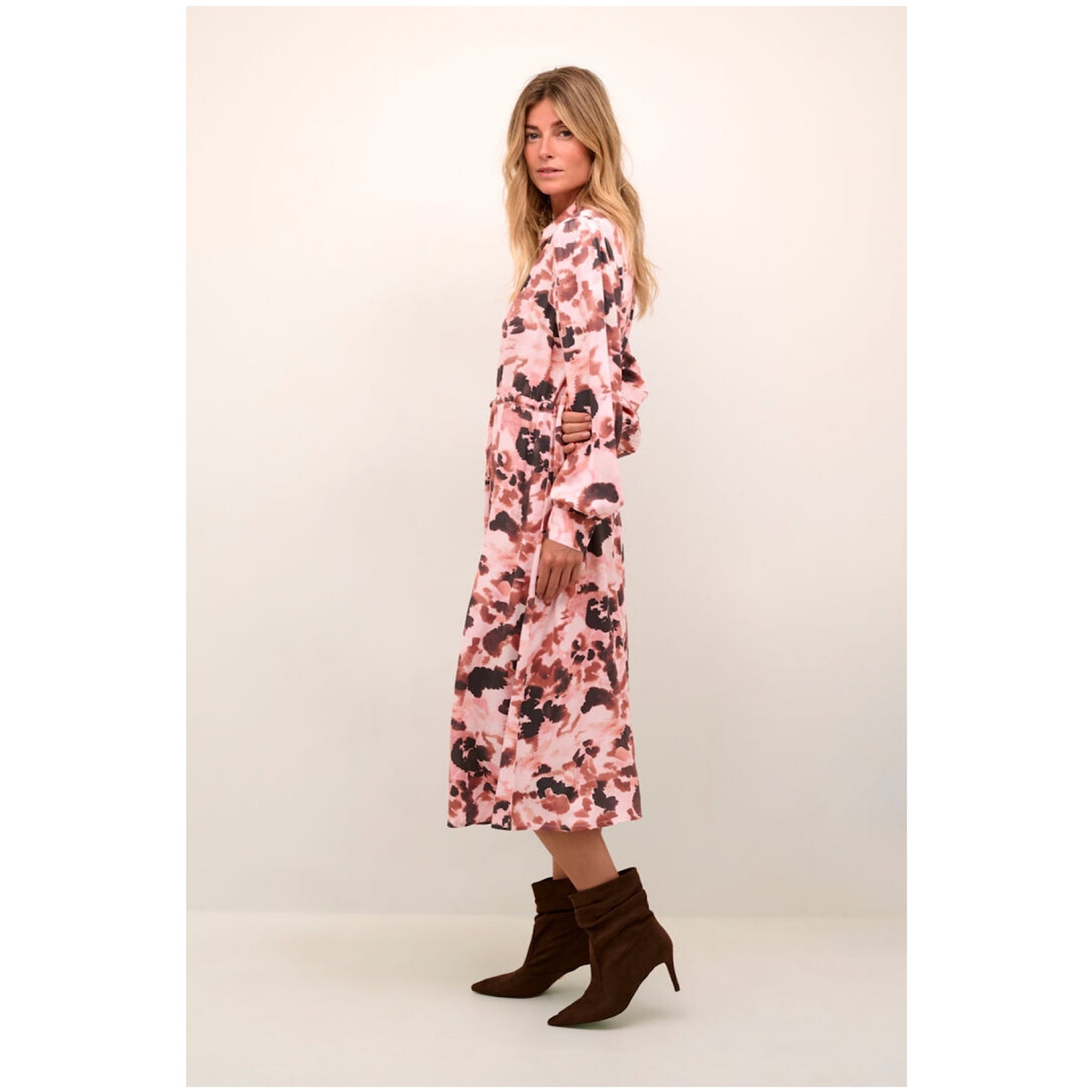 Cream Elena Shirt Dress