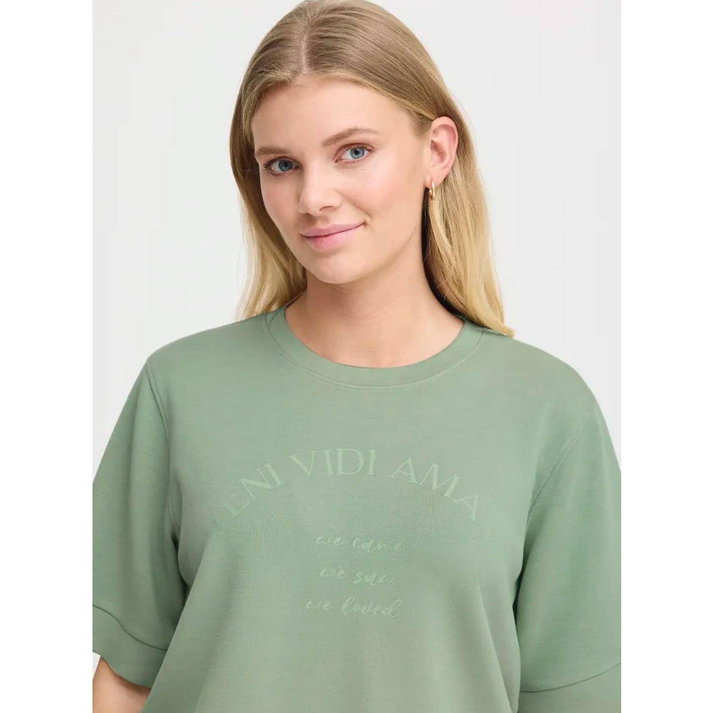 Fransa Aurora Short Sleeve Sweatshirt