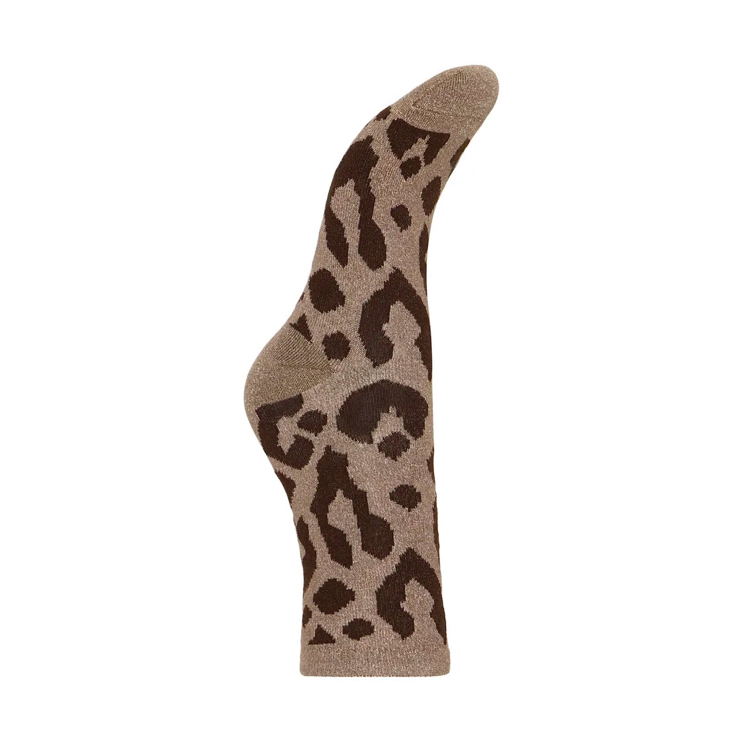 B.young Walnut Leopard Socks