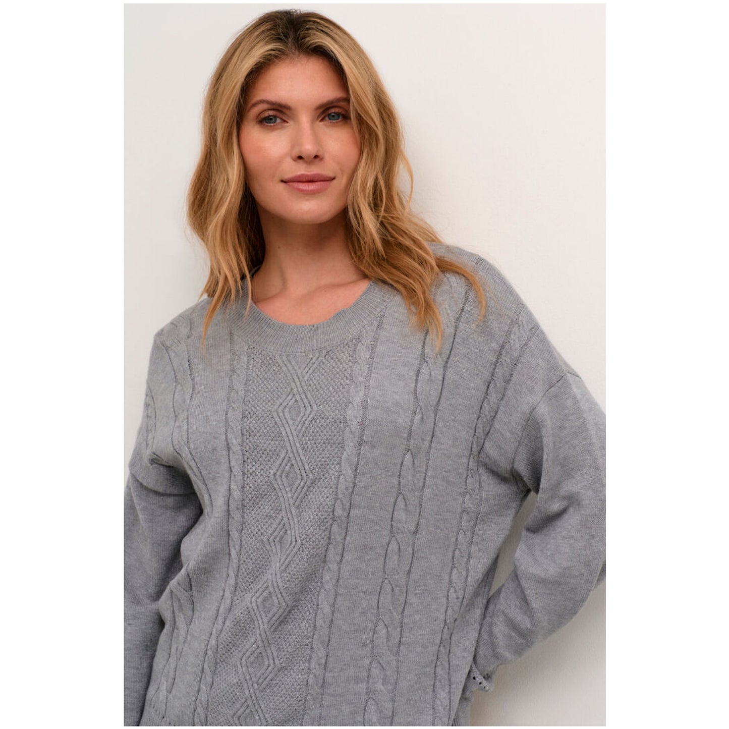 Cream Dela Knit Pullover