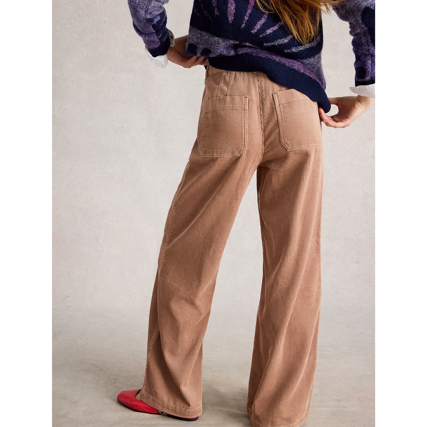 White Stuff Belle Cord Wide Leg Trousers