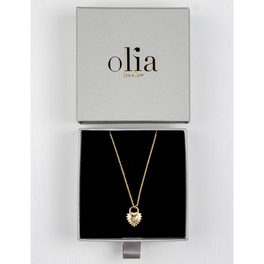 Isla Heart Gold Plated Necklace