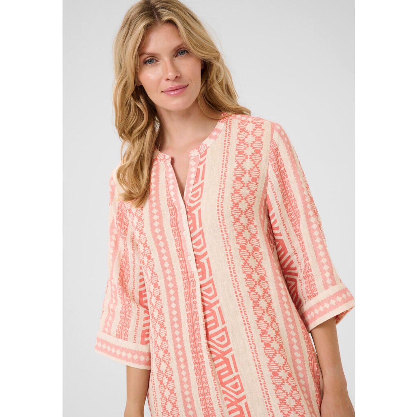 Cream Bellis Caftan Dress
