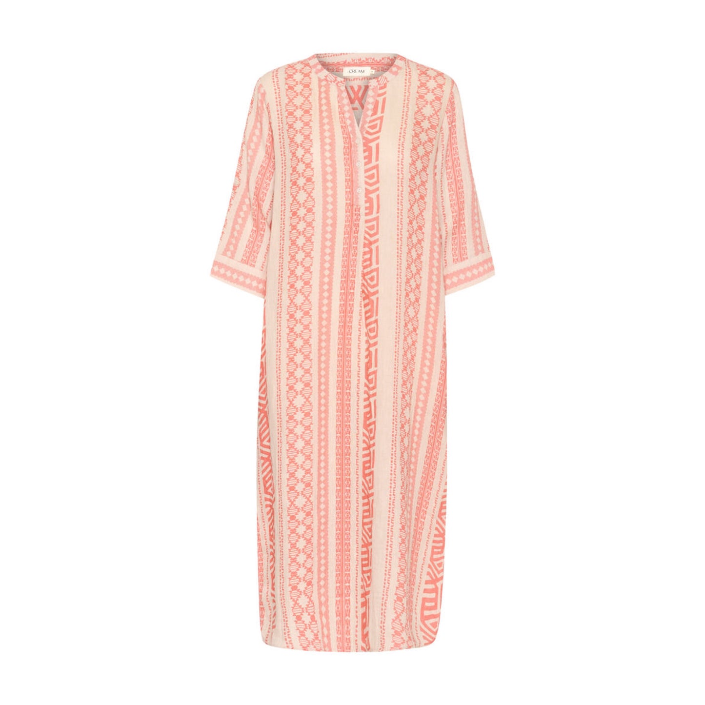 Cream Bellis Caftan Dress