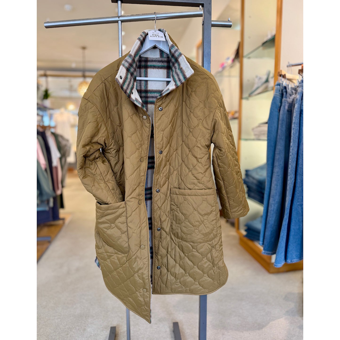 Pre-Loved White Stuff Reversible Coat Size 10