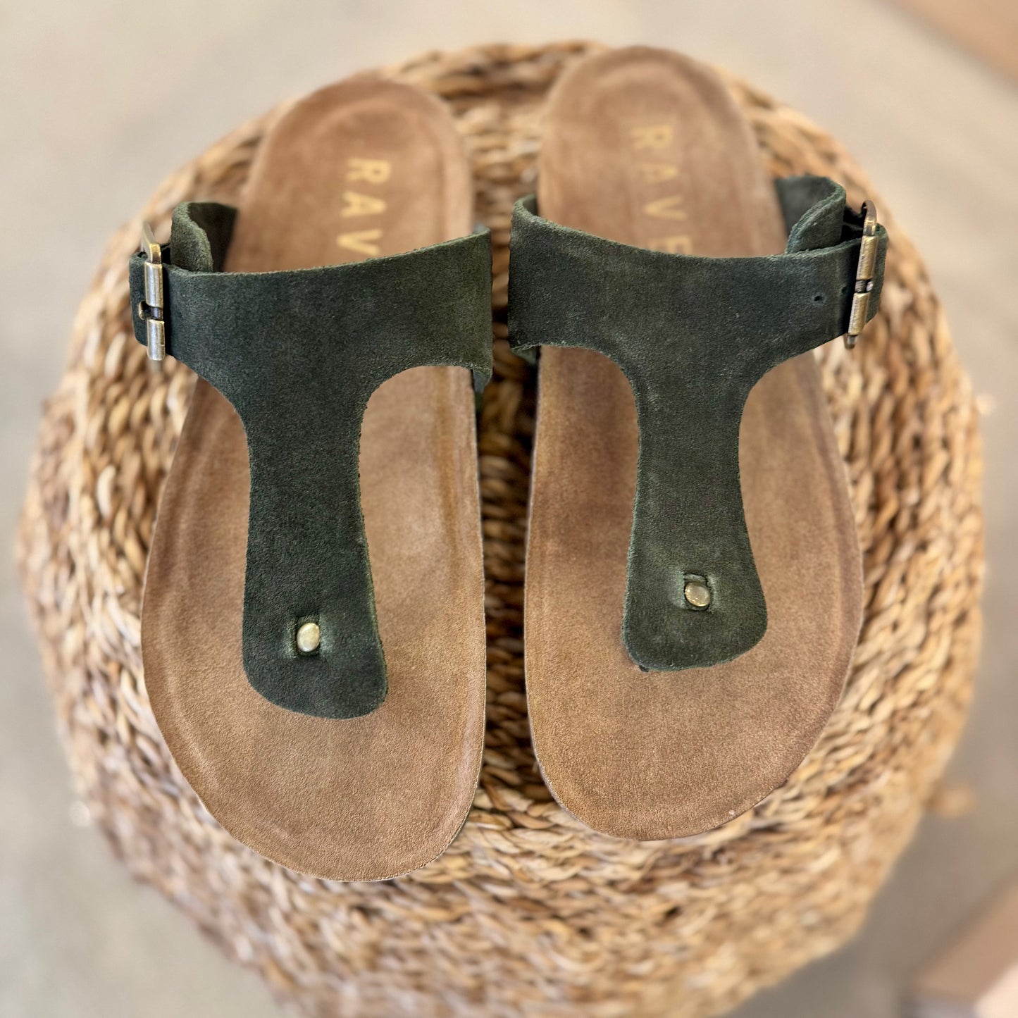 Ravel Barran Olive Suede