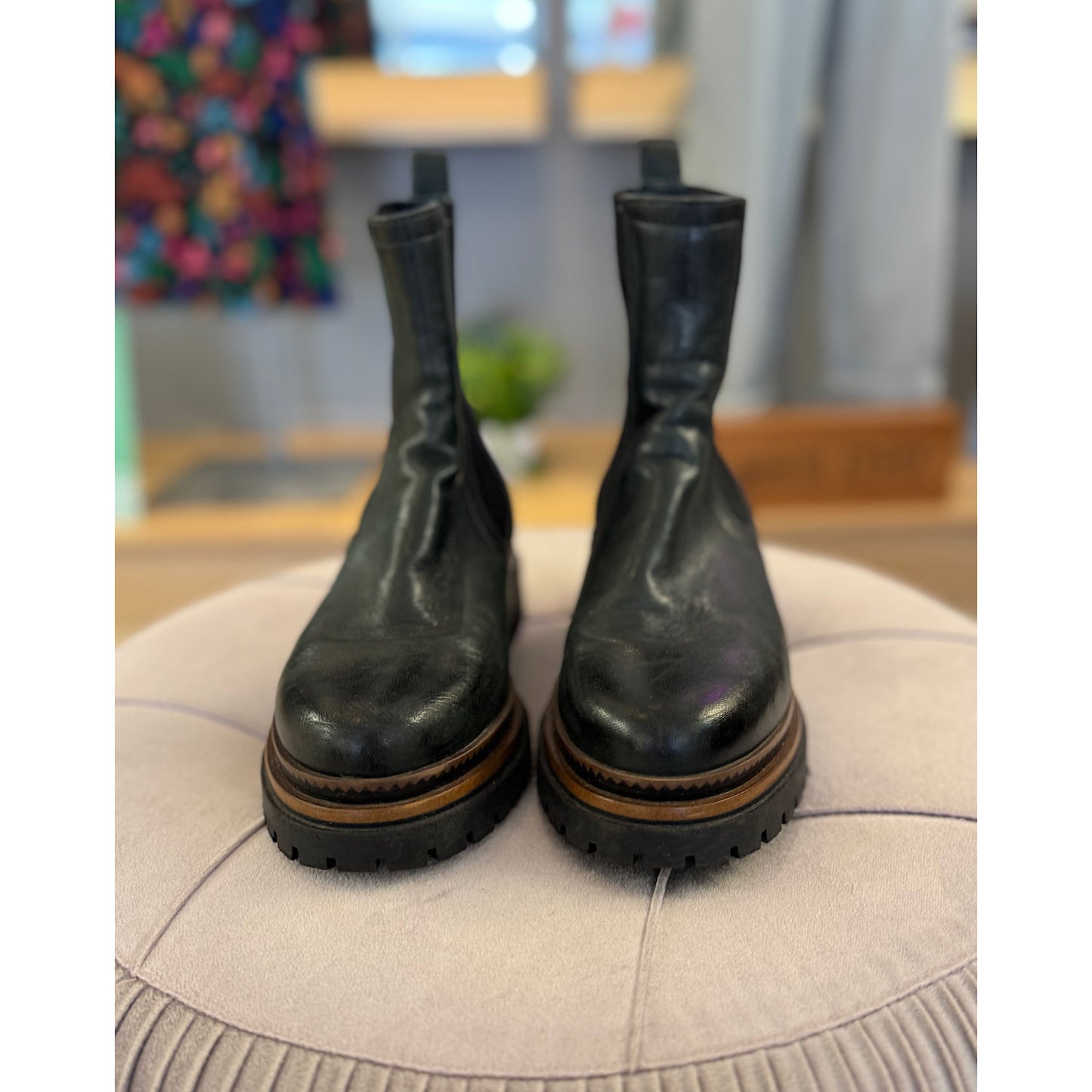 PRE-LOVED MJus Leather Boots Size 37