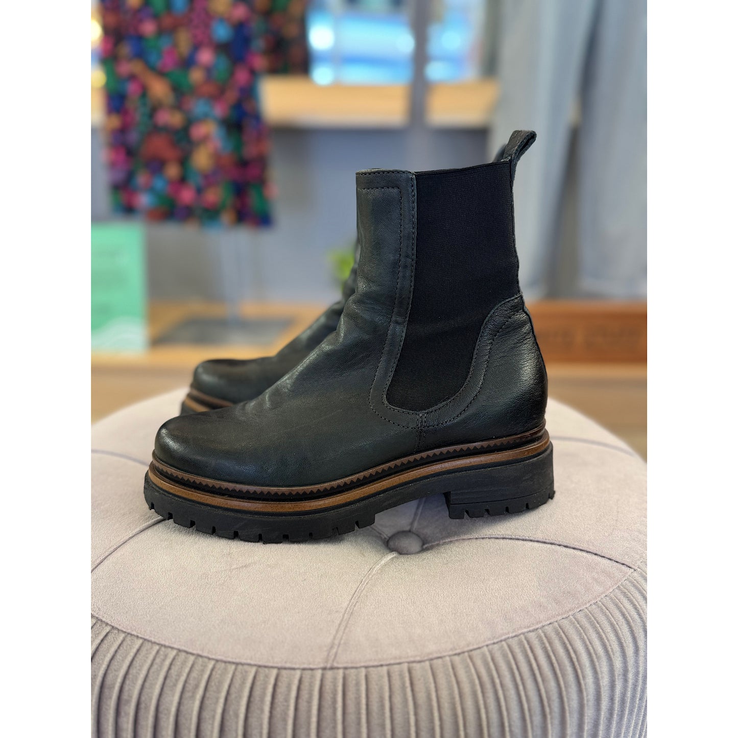 PRE-LOVED MJus Leather Boots Size 37