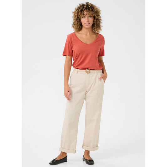 Cream Lorraine Track Pant