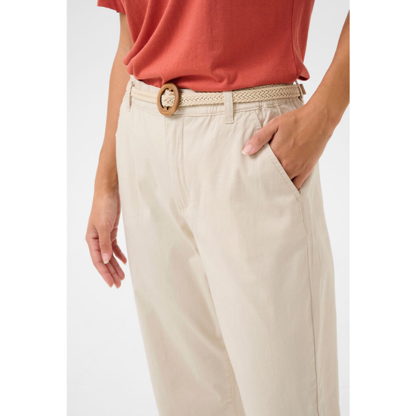 Cream Lorraine Track Pant