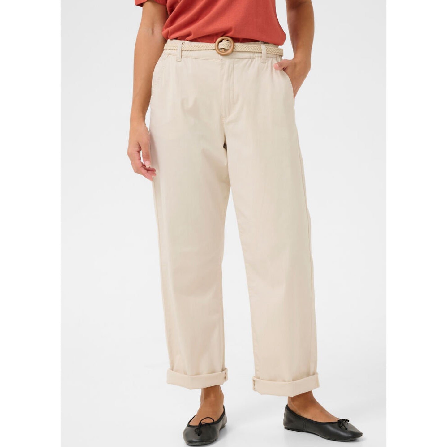 Cream Lorraine Track Pant