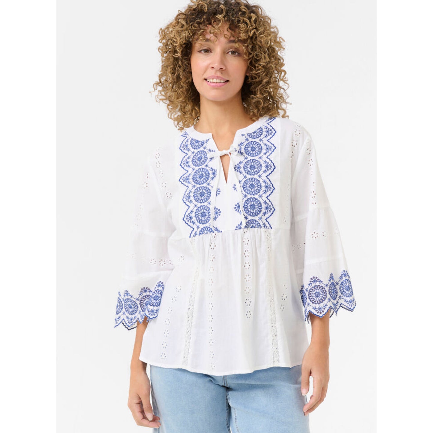 Cream Bella Blouse