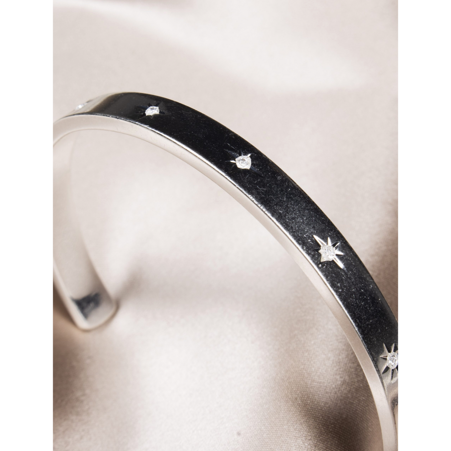 Olia Annabel Silver Plated Bangle