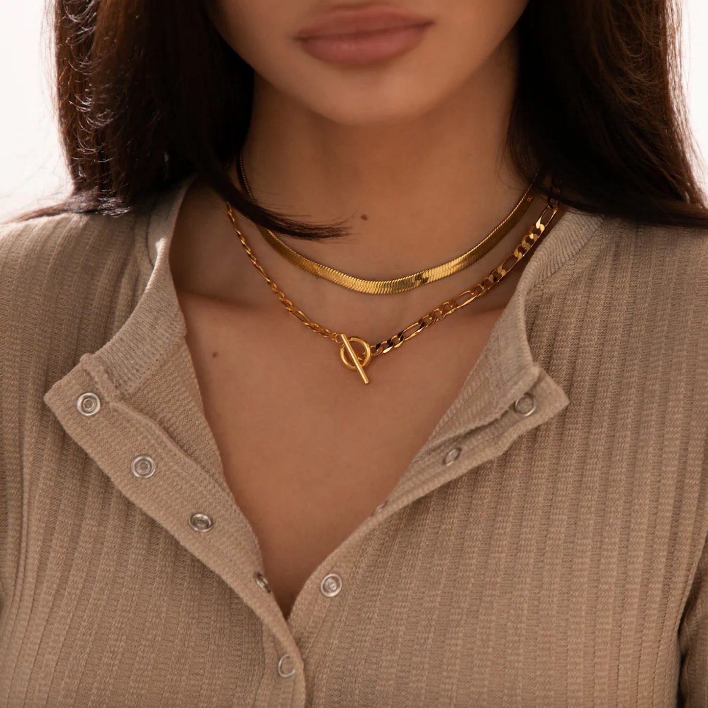 Gold Lunar Snake Chain