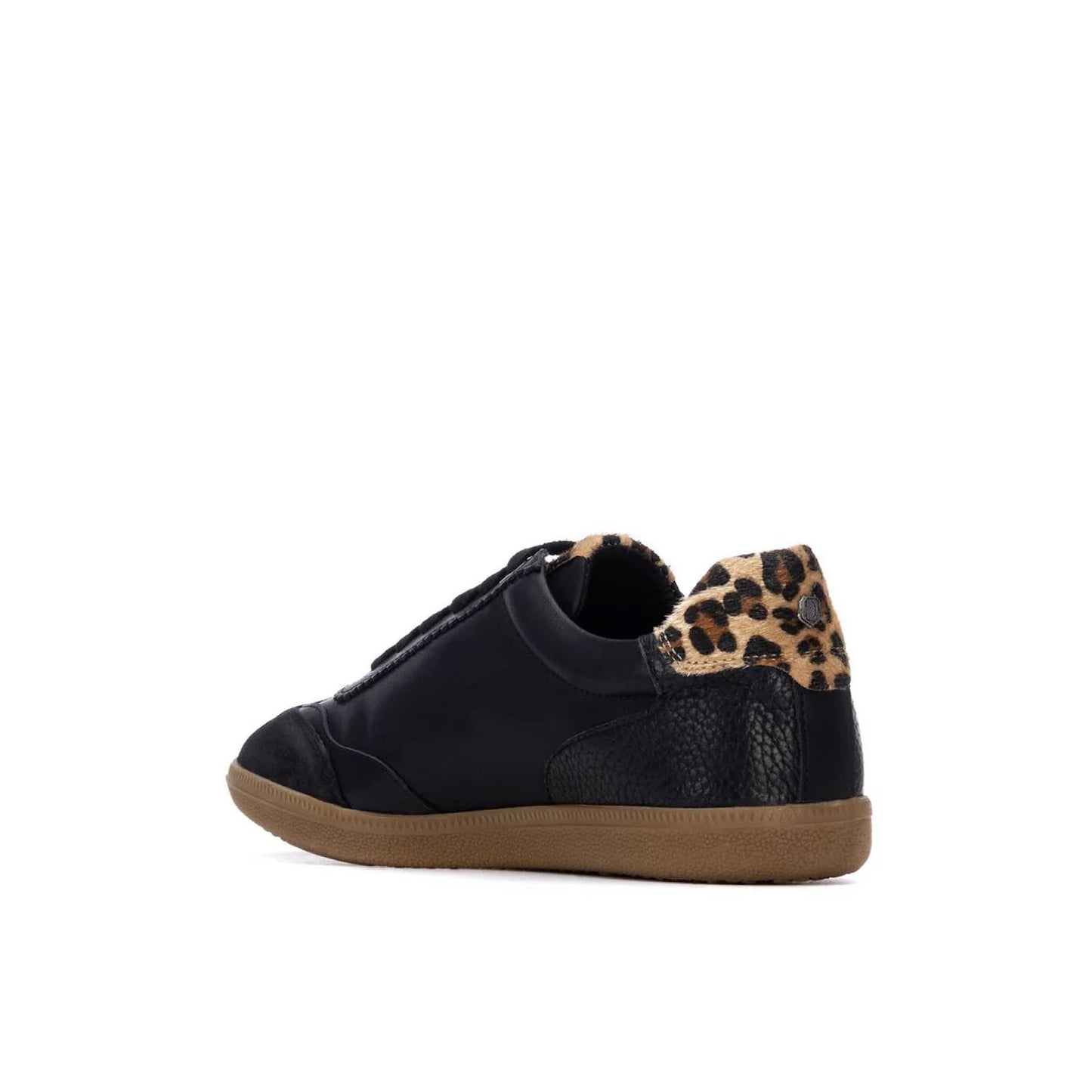 Carmela Leopard Heel Trainers