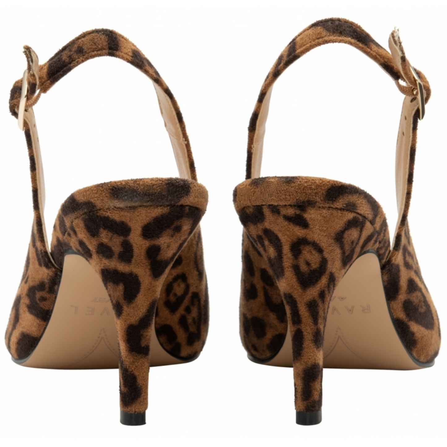 PRE-LOVED Ravel Leopard Sling Back Size 6
