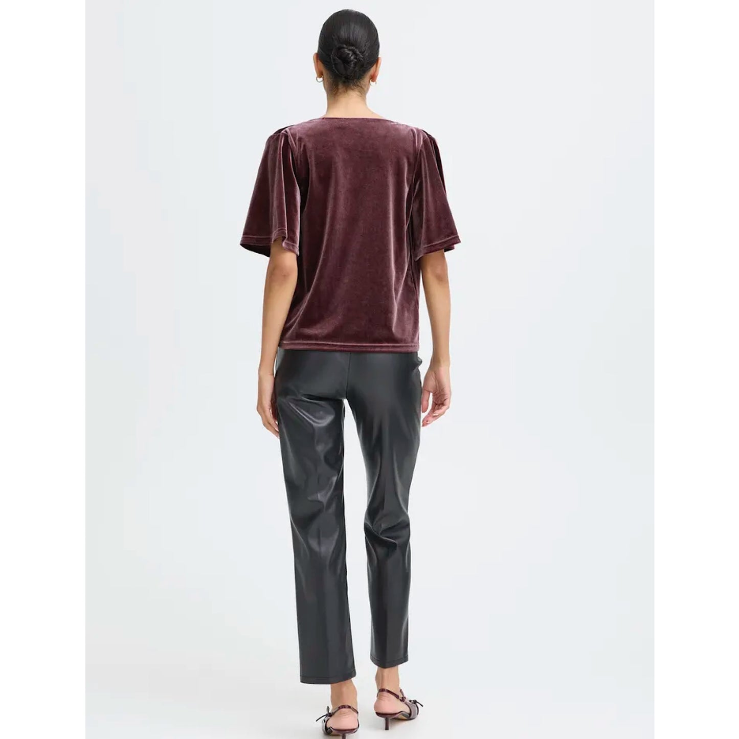 B.Young Perlina Cowl Neck Top