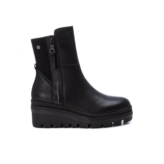 Carmela Leather Wedge Boot