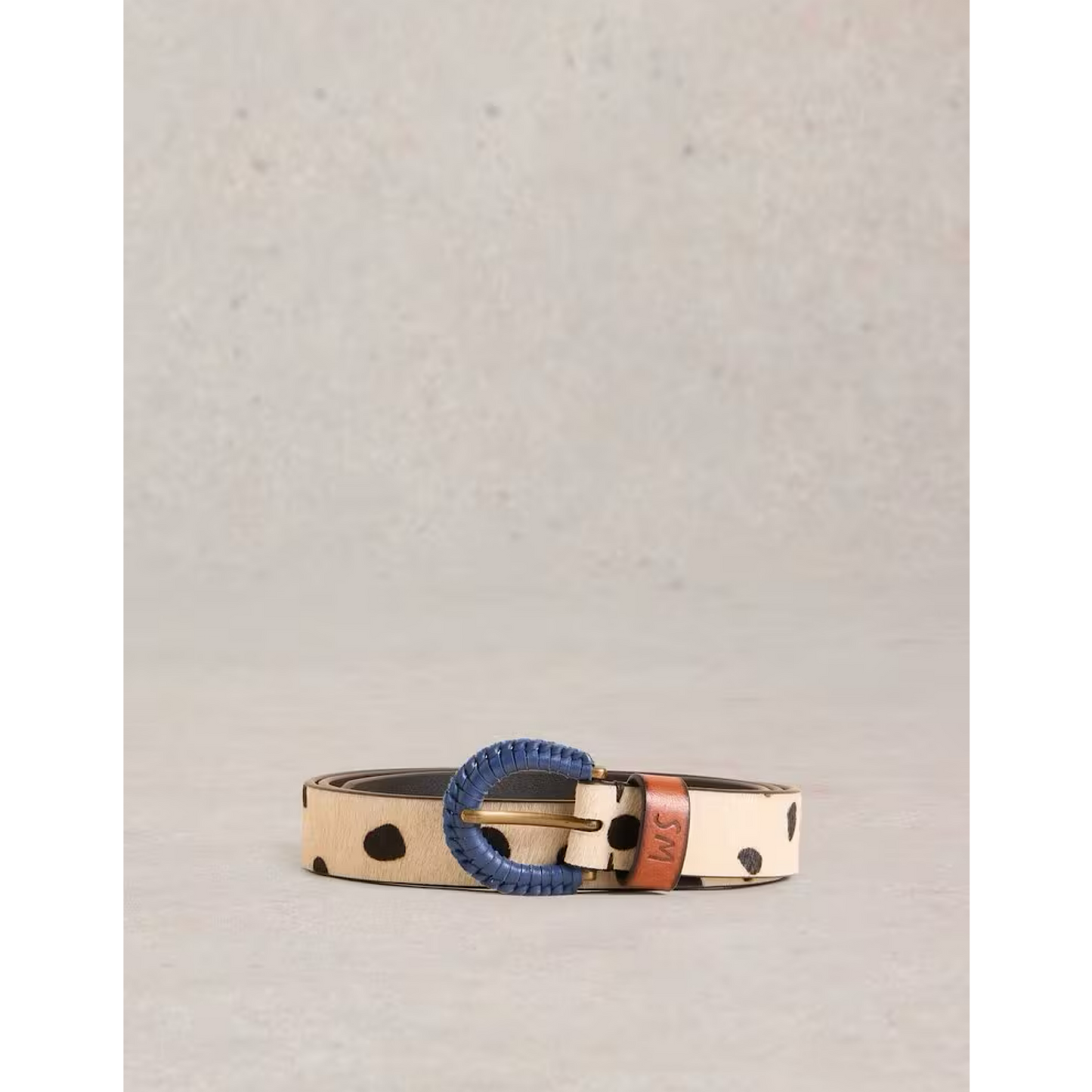 White Stuff Woven Buckle Belt