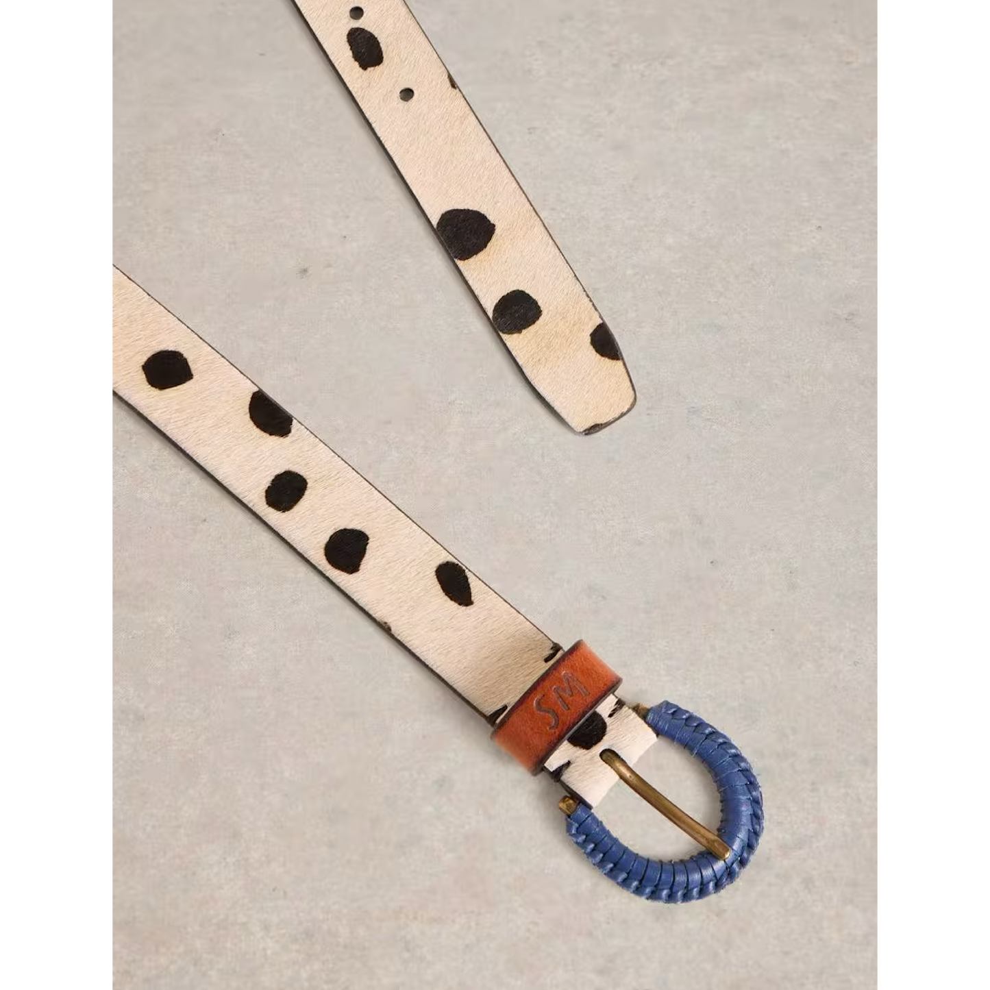 White Stuff Woven Buckle Belt
